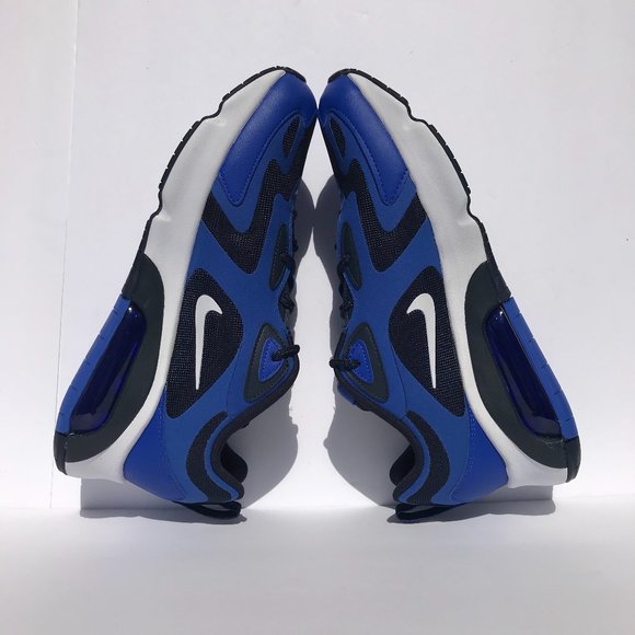 MEN AIR MAX 200 RACER BLUE/WHITE OBSIDIAN - Picture 8 of 12